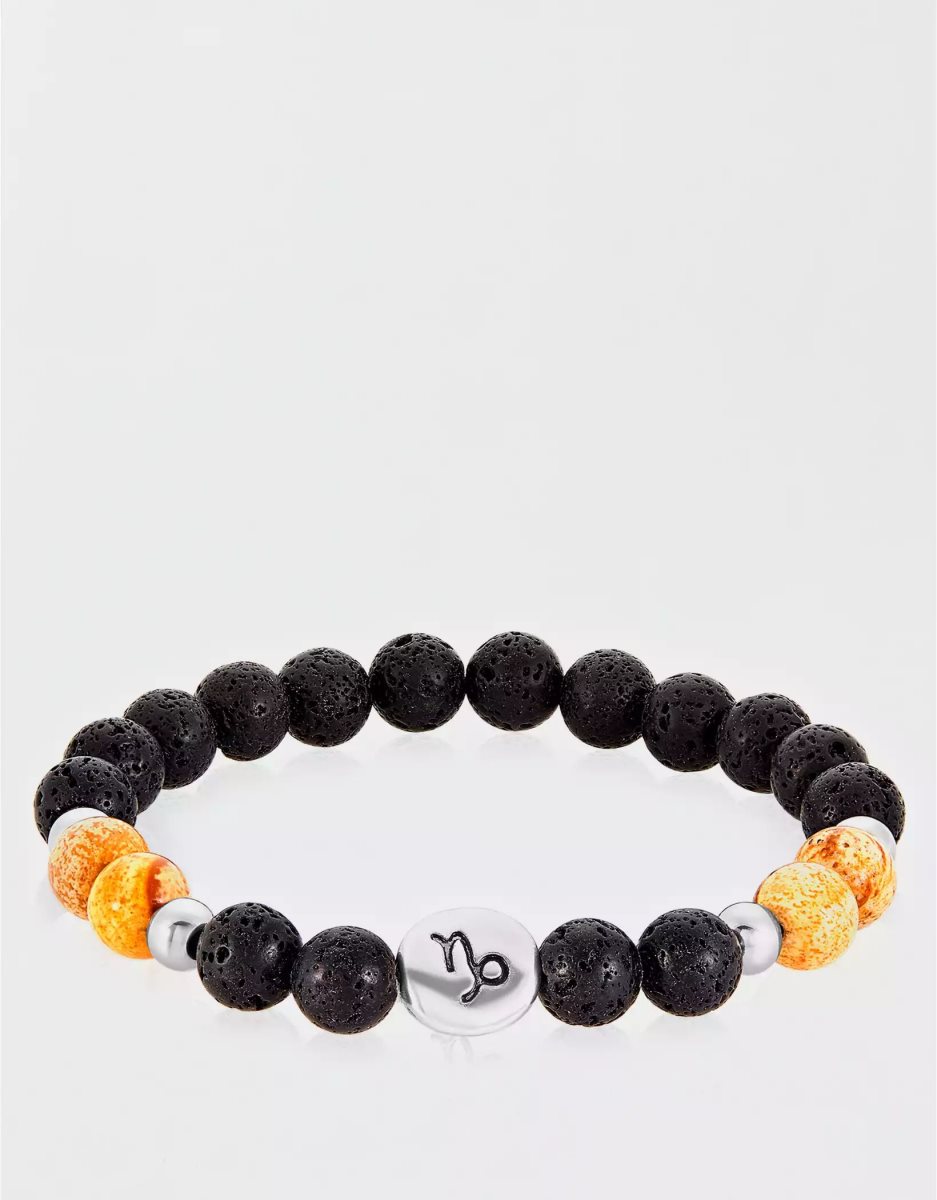 Bijoux American Eagle Zodiac Bead Bracelet Multicolore Homme | RXV-96976784